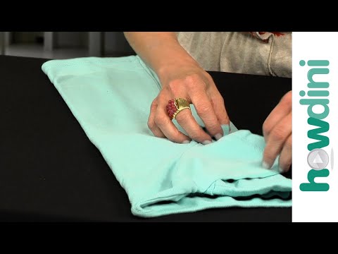 How to fold a t-shirt