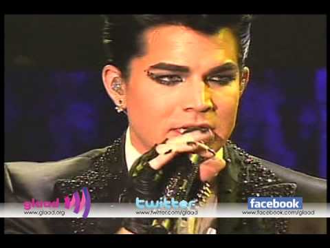 Adam Lambert Performs &quot;Fever&quot; at the 21st Annual GLAAD Media Awards in Los Angeles