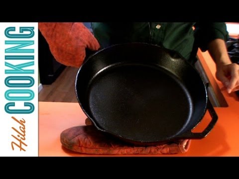 How To Season a Cast Iron Skillet | Hilah Cooking Ep 6