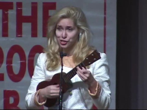 Nellie McKay Sings about Feminism at Cooper Union Nader Open Debate Rally October 15, 2008