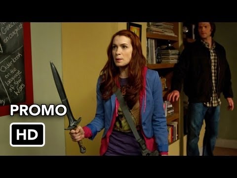 Supernatural 7x20 Promo &quot;The Girl With the Dungeons and Dragons Tattoo&quot; (HD) ft. Felicia Day
